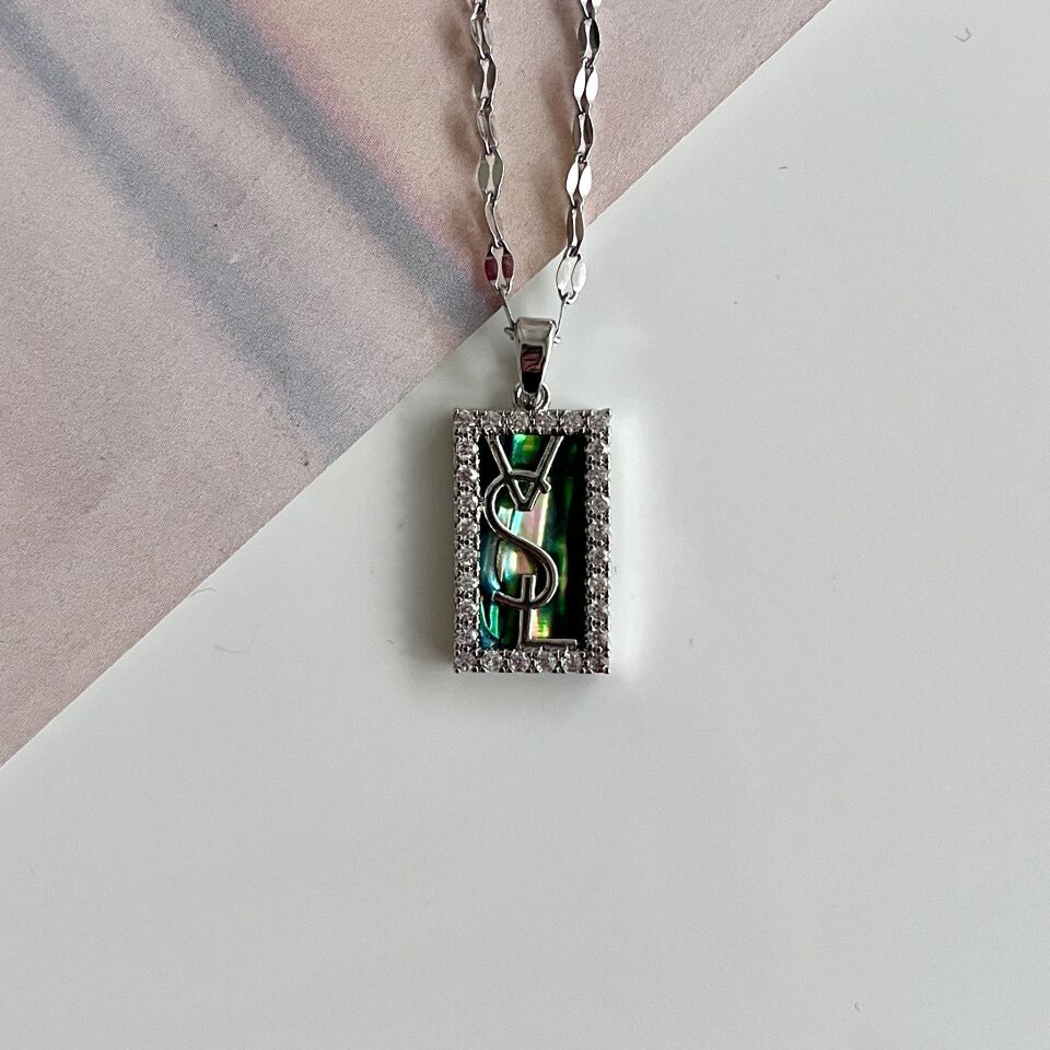 Çelik Abalone Kabuk Kolye