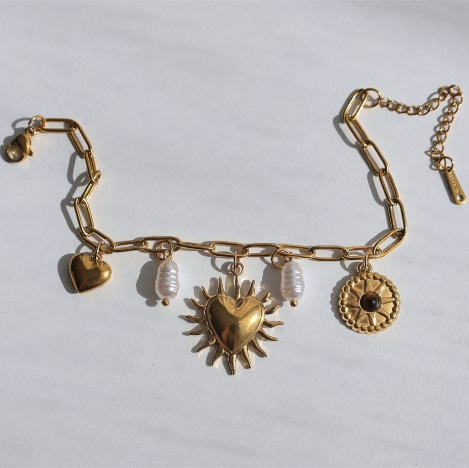 Çelik Charm Bileklik