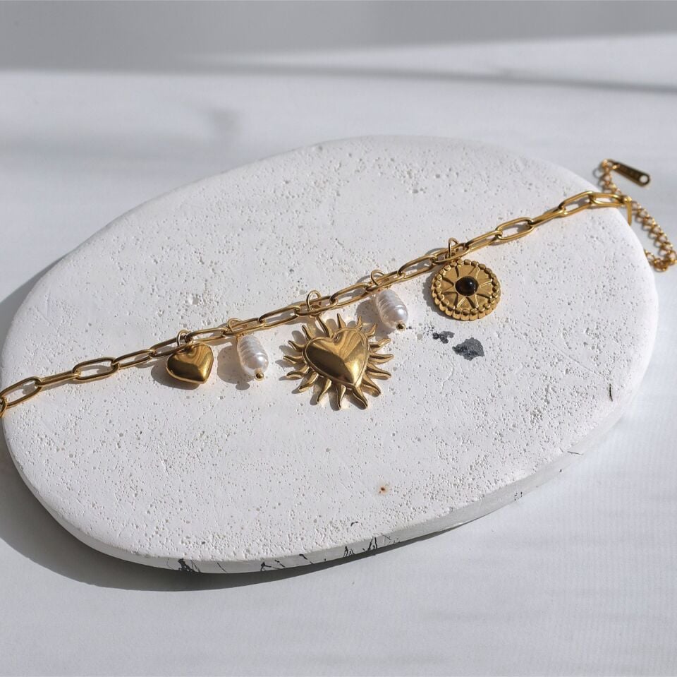 Çelik Charm Bileklik