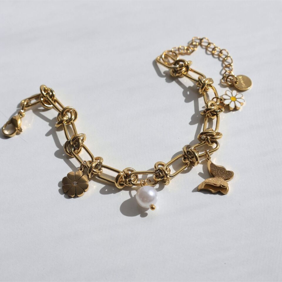 Çelik Charm Bileklik