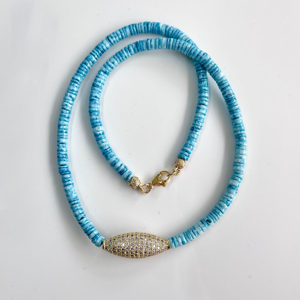 NJ Luxury Sedef Taşı Kolye