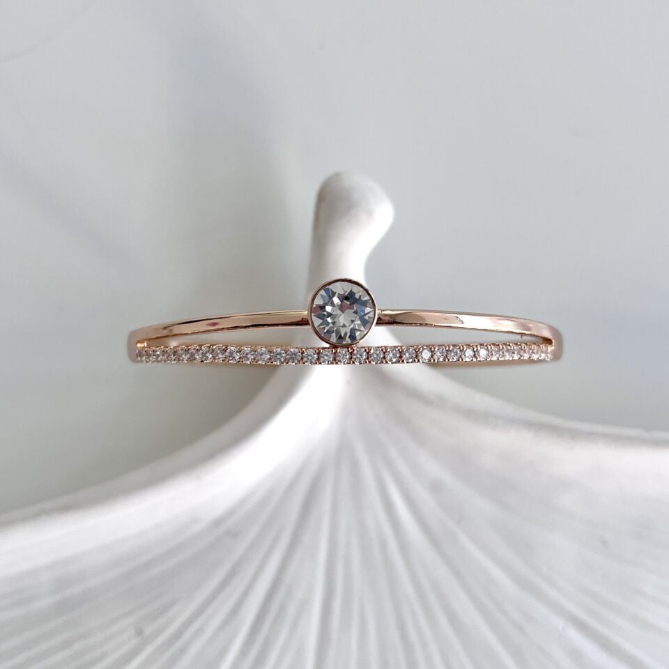 Xuping Taşlı Vip Kelepçe