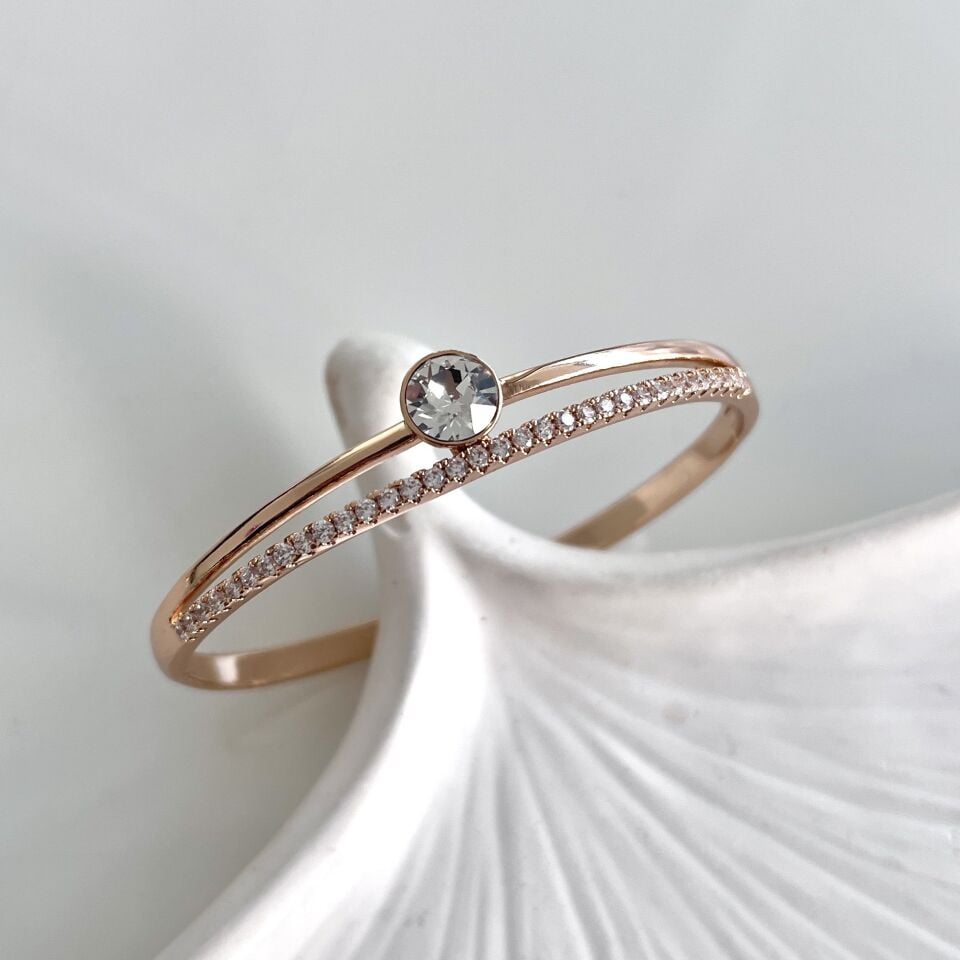 Xuping Taşlı Vip Kelepçe