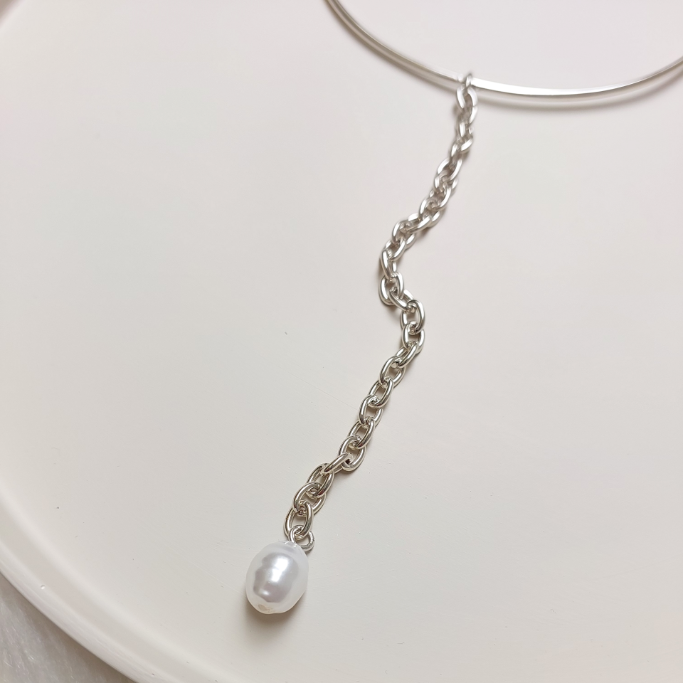 İnci Detay Choker Kolye