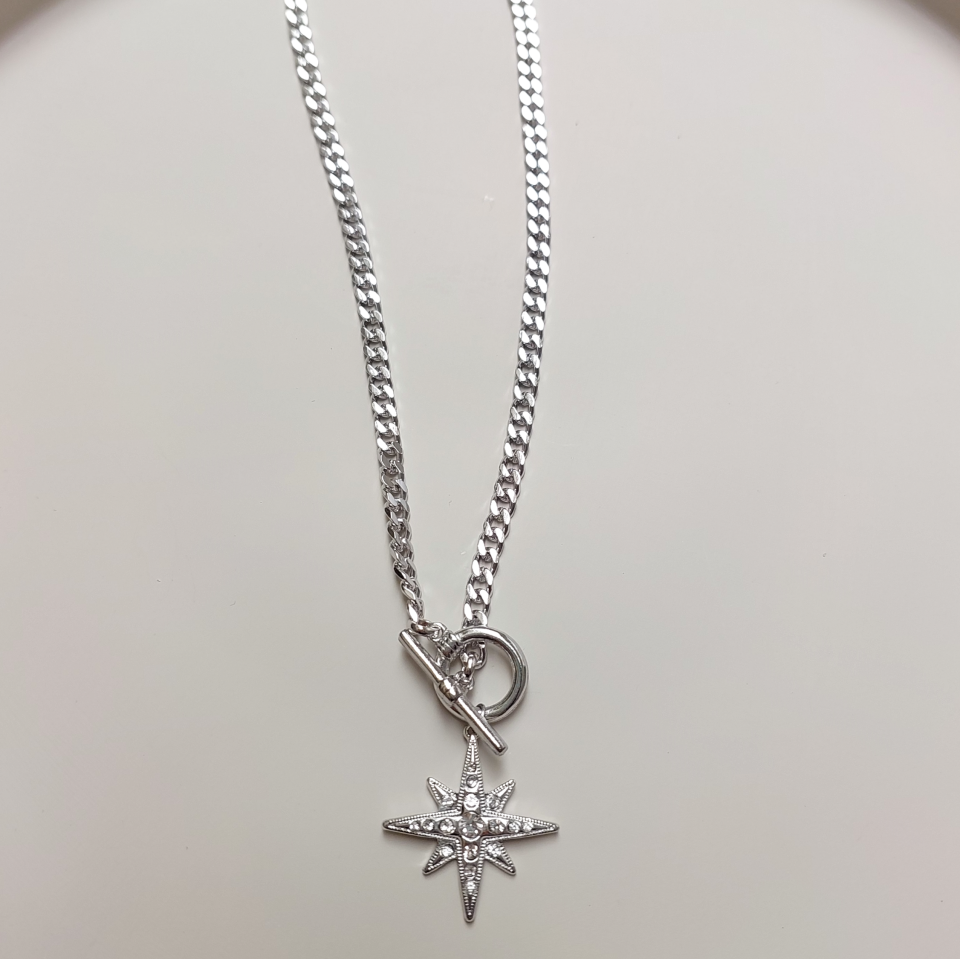 Taşlı Yıldız Kolye