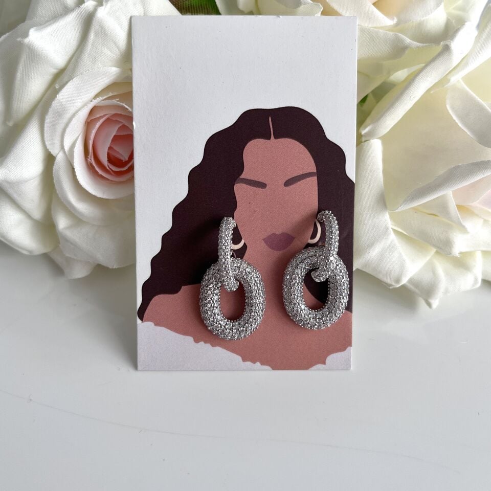 Xuping Taşlı Küpe