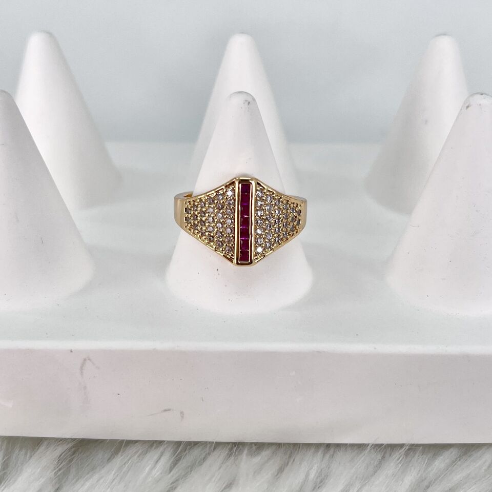 Özel Seri Kırmızı Taşlı Yüzük