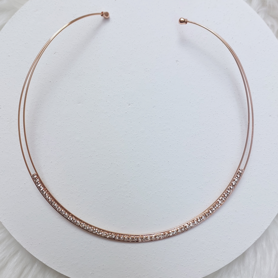 Xuping Vip Zirkon Taşlı Choker Kolye