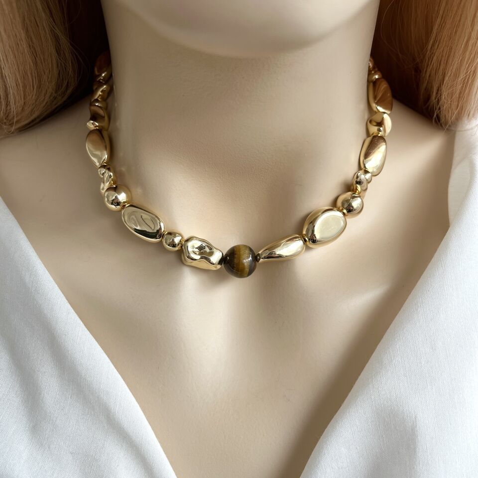 VIP Kaplan Gözü Kolye