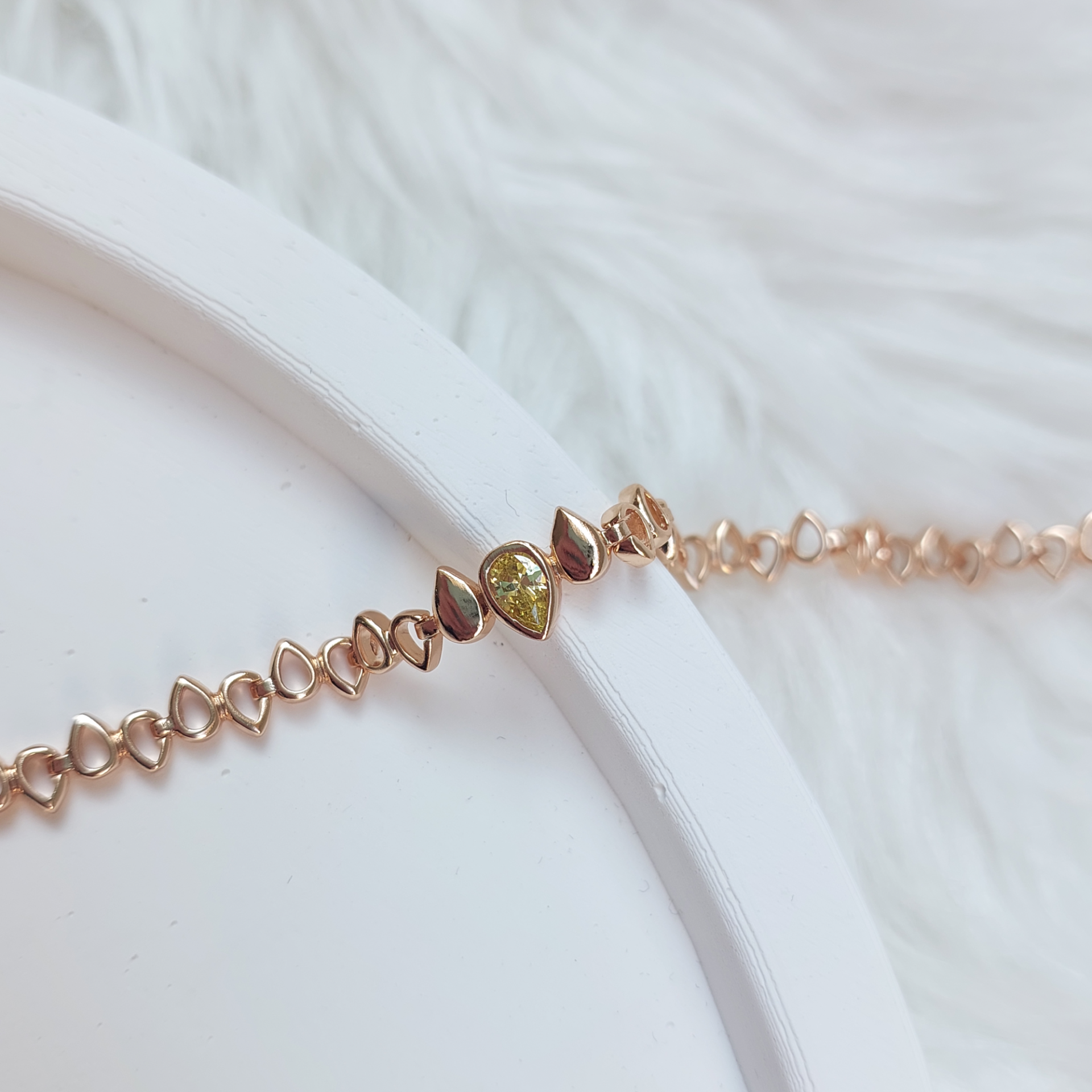 Xuping Vip Yağ Yeşili Zirkon Bileklik