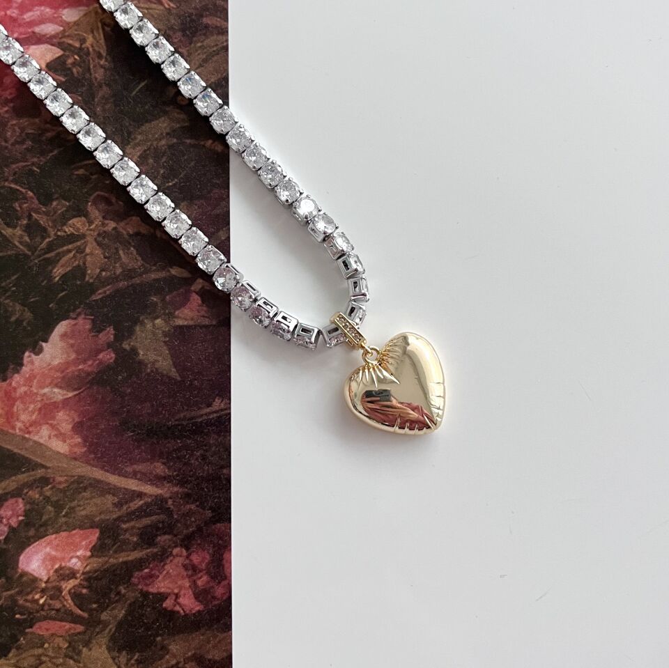 Özel Seri Su Yolu Kalp Kolye