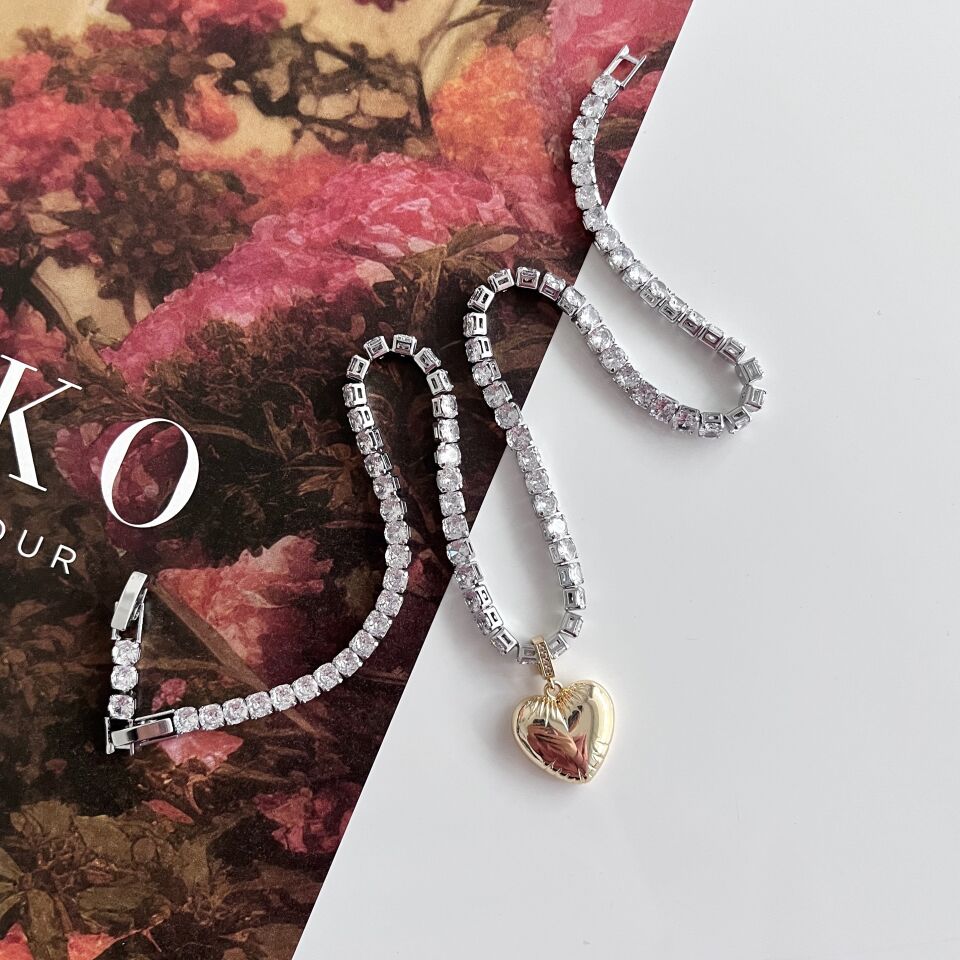 Özel Seri Su Yolu Kalp Kolye