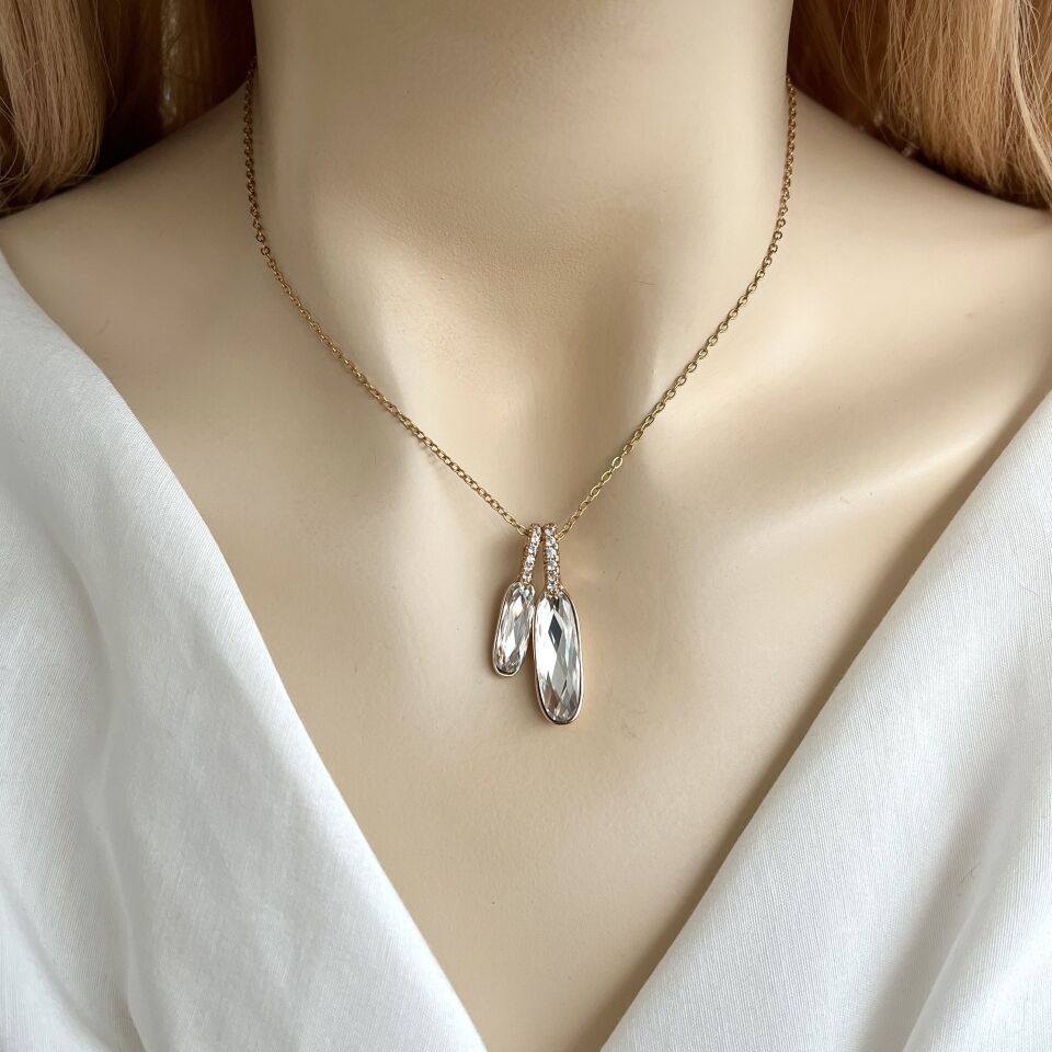 Xuping Şeffaf VIP Kolye