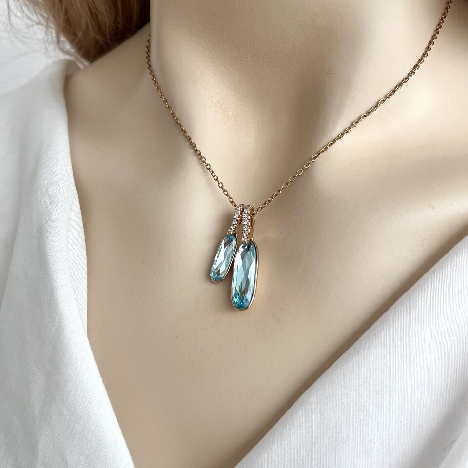 Xuping Mavi VIP Kolye