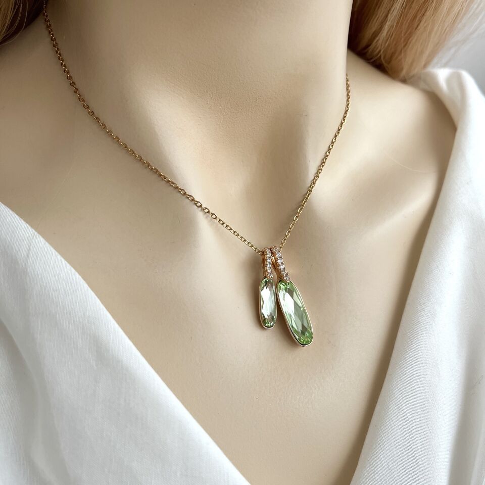 Xuping Yeşil VIP Kolye