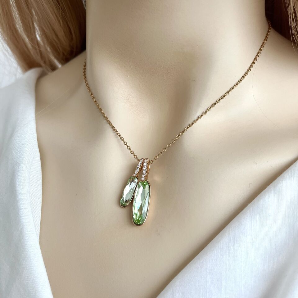 Xuping Yeşil VIP Kolye