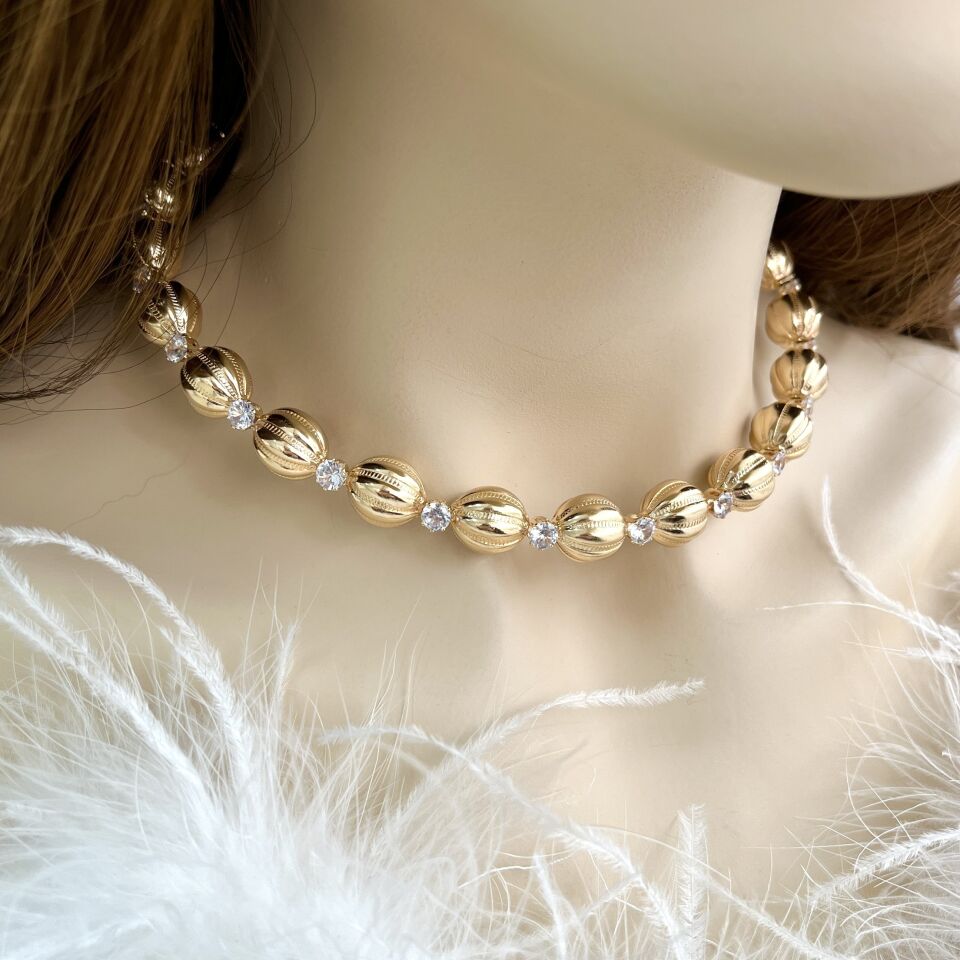 Özel Seri Taşlı Choker Kolye