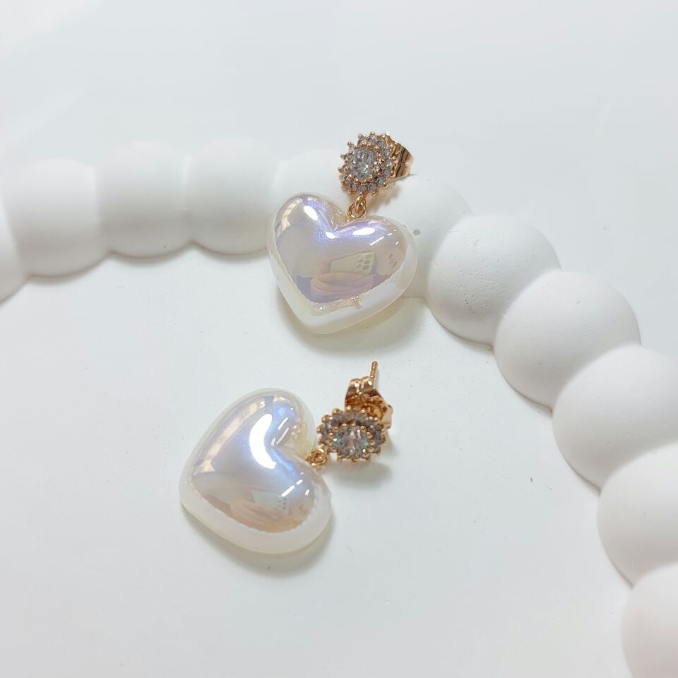 Xuping Simli Kalp Küpe