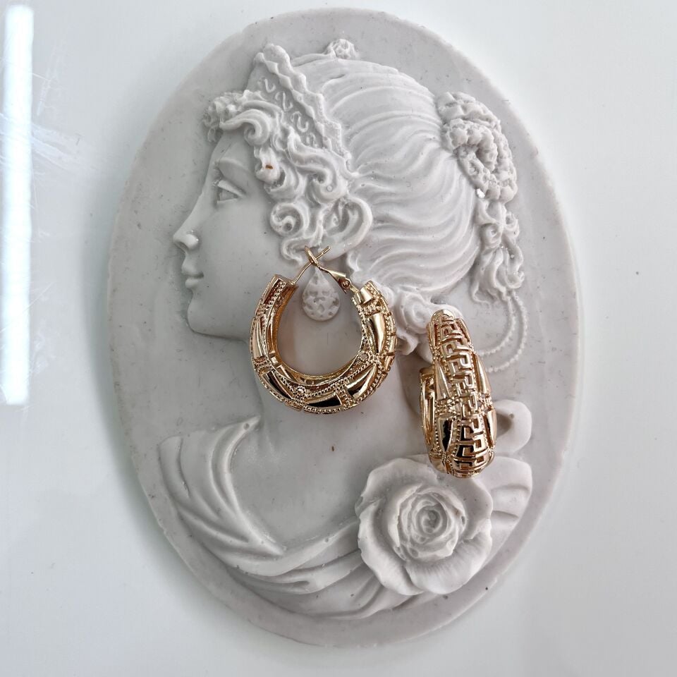 Xuping Büyük Boy Halka Küpe