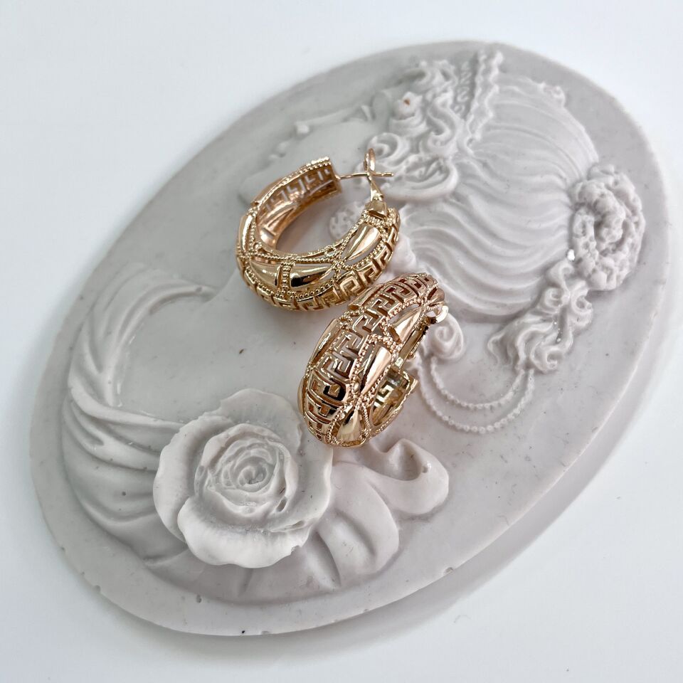 Xuping Büyük Boy Halka Küpe