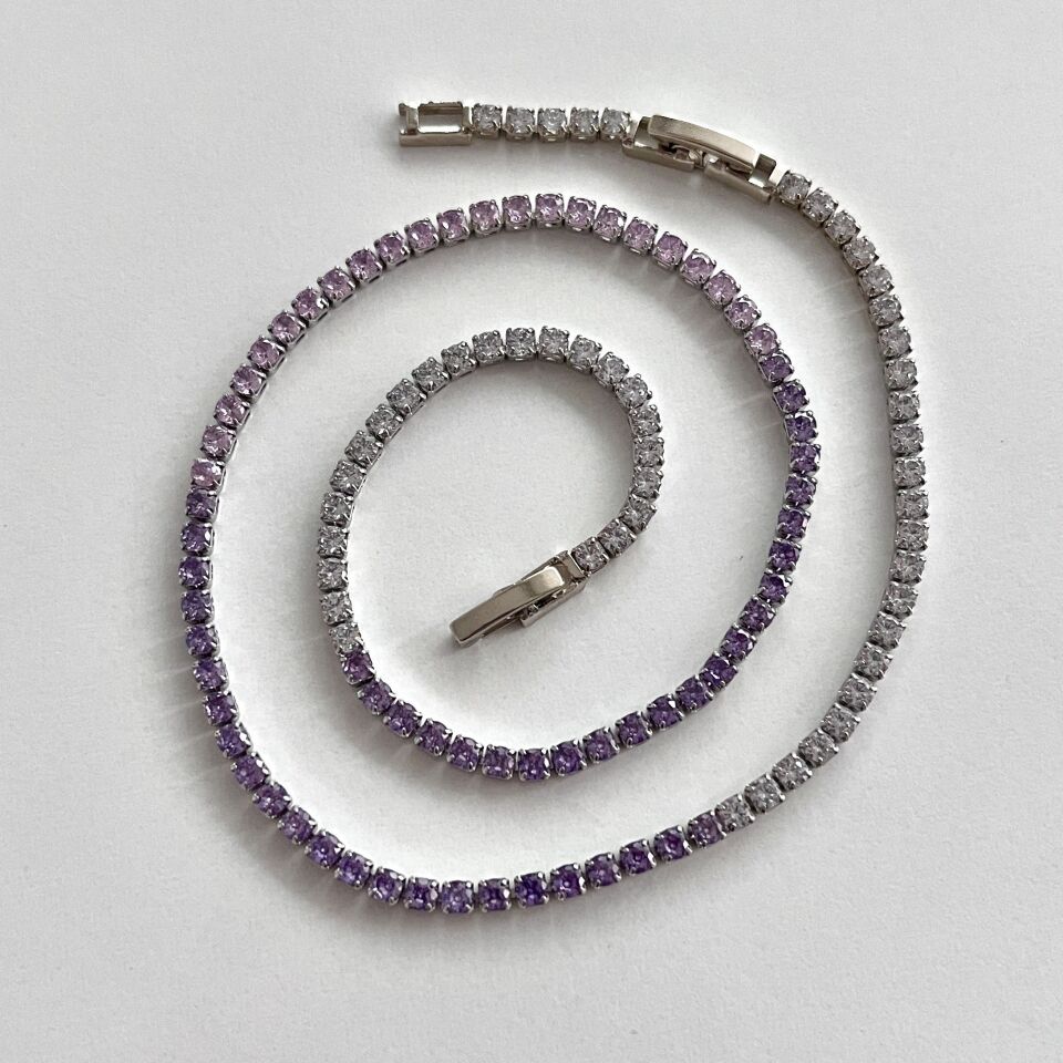 Özel Seri Mor Su Yolu Kolye