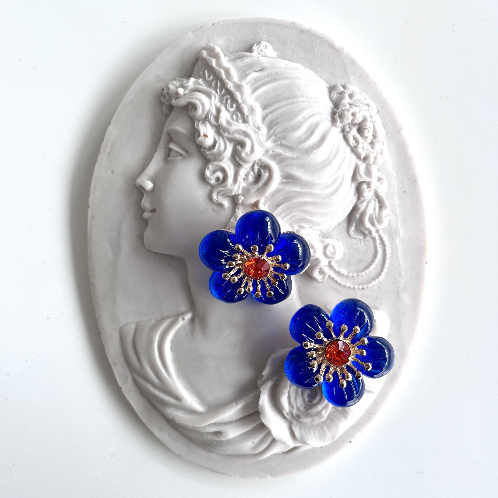 İthal Çiçek Küpe