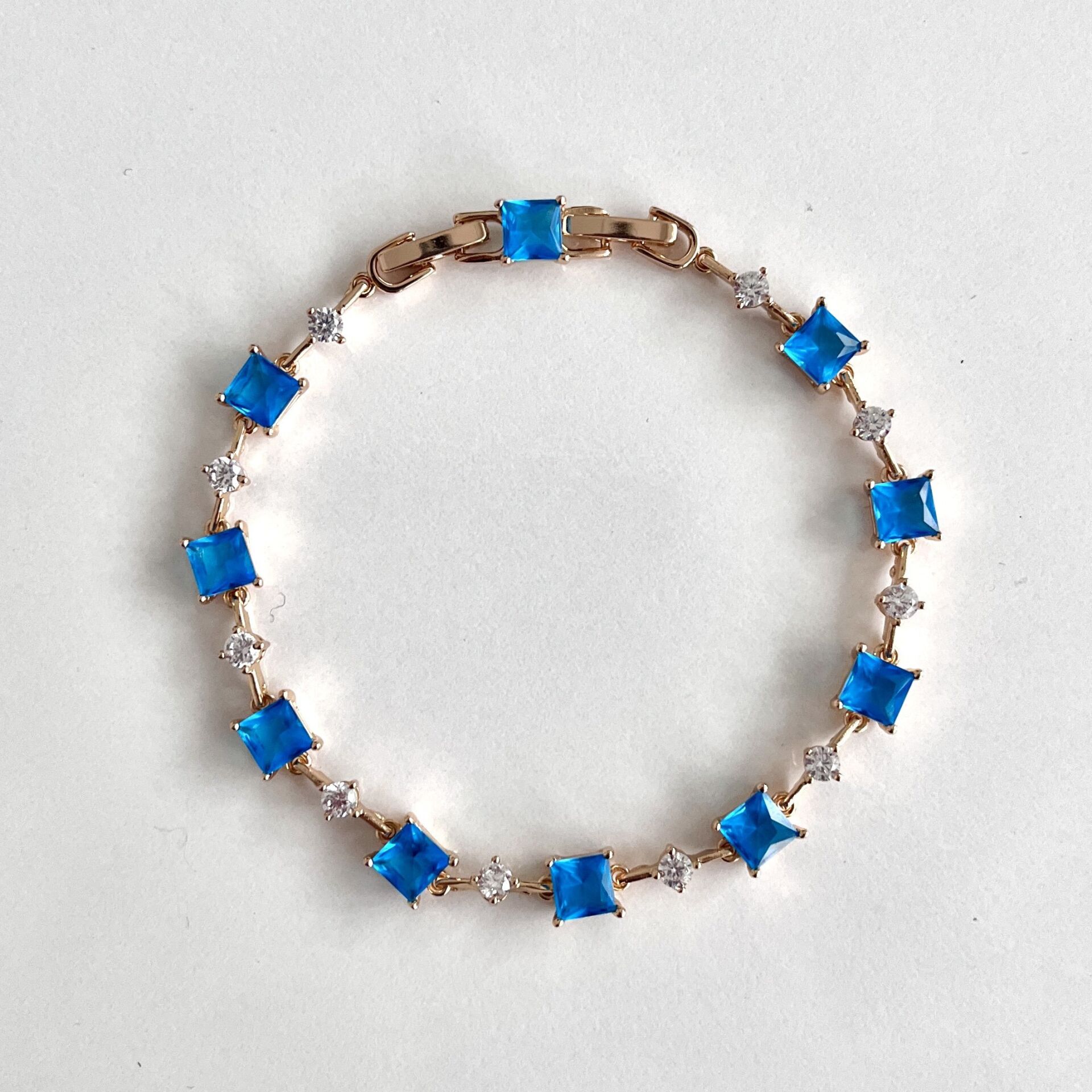 Xuping Mavi Zirkon Bileklik