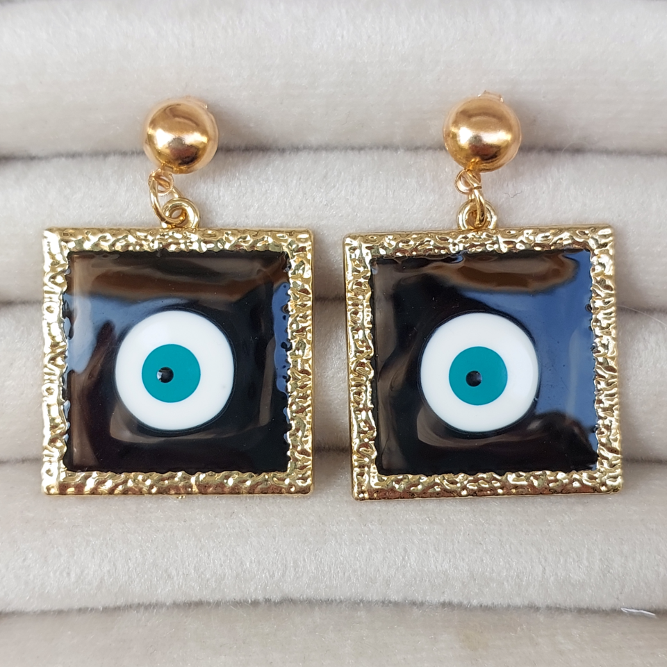 Nazar Boncuğu Küpe