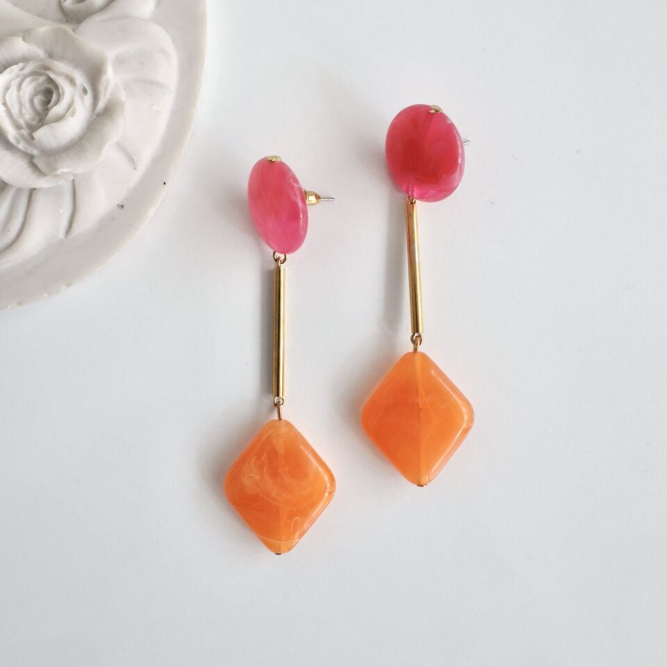 İthal Reçine Küpe