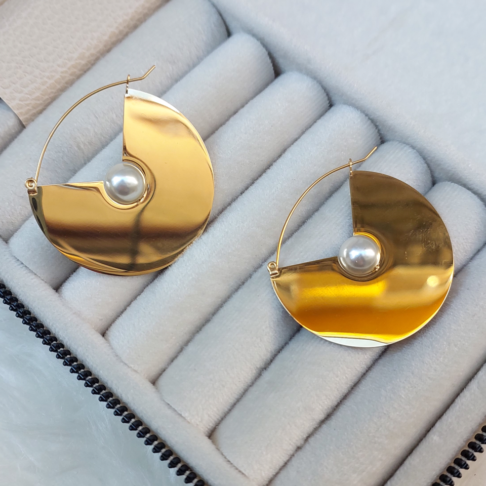 Çelik İnci Detay Küpe