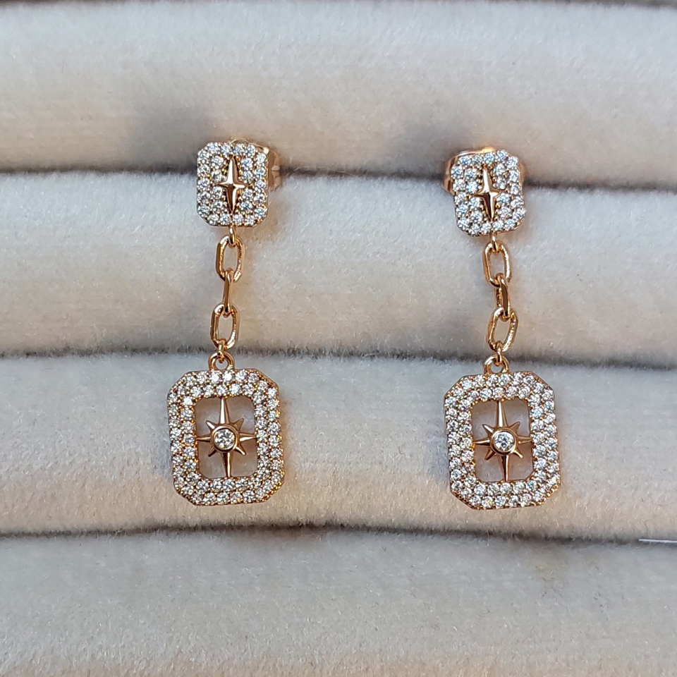 Xuping Zirkon Taşlı Küpe