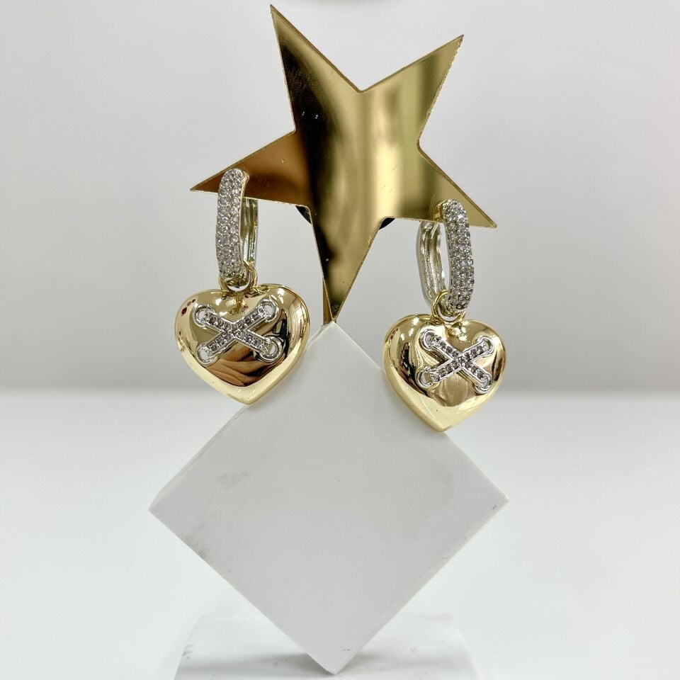 Vip Özel Seri Kalp Küpe