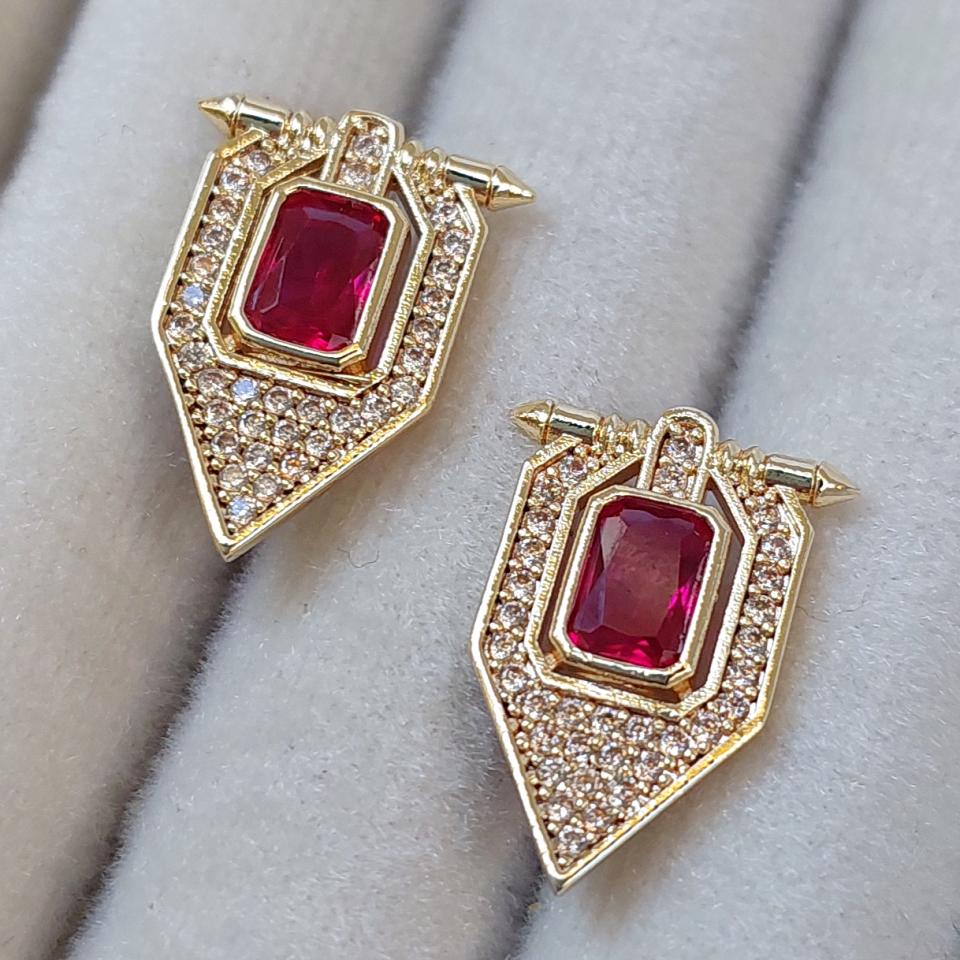 Vip Özel Seri Kırmızı Küpe