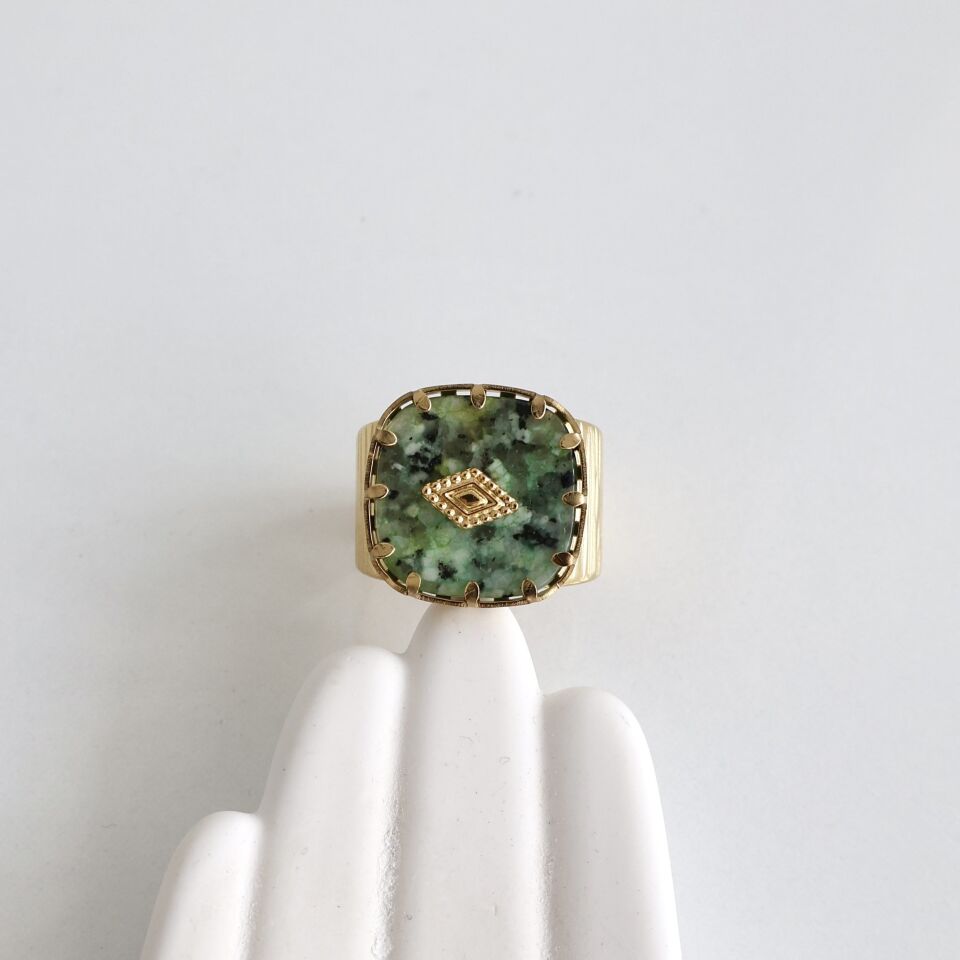 Çelik Yeşil Yüzük