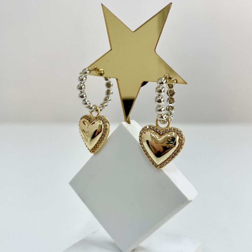 Özel Seri Kalp Küpe