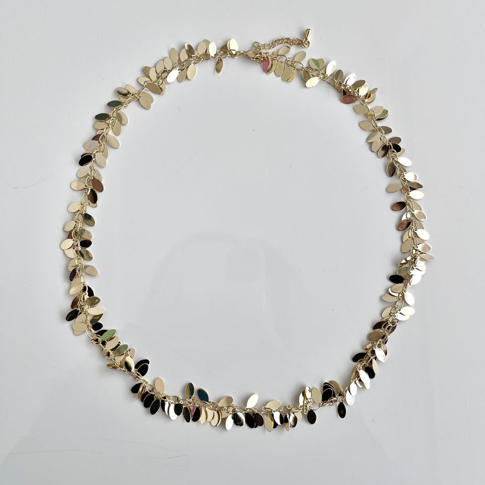 İthal Sallantılı Yaprak Kolye