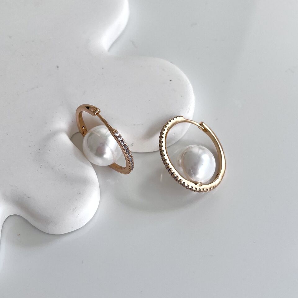 Xuping İncili Halka Küpe