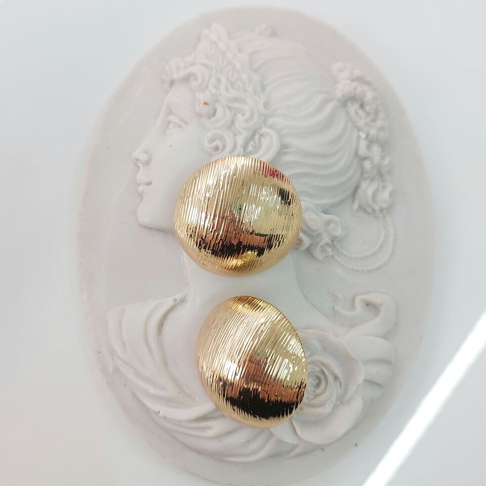 Vip Oval Plaka Küpe