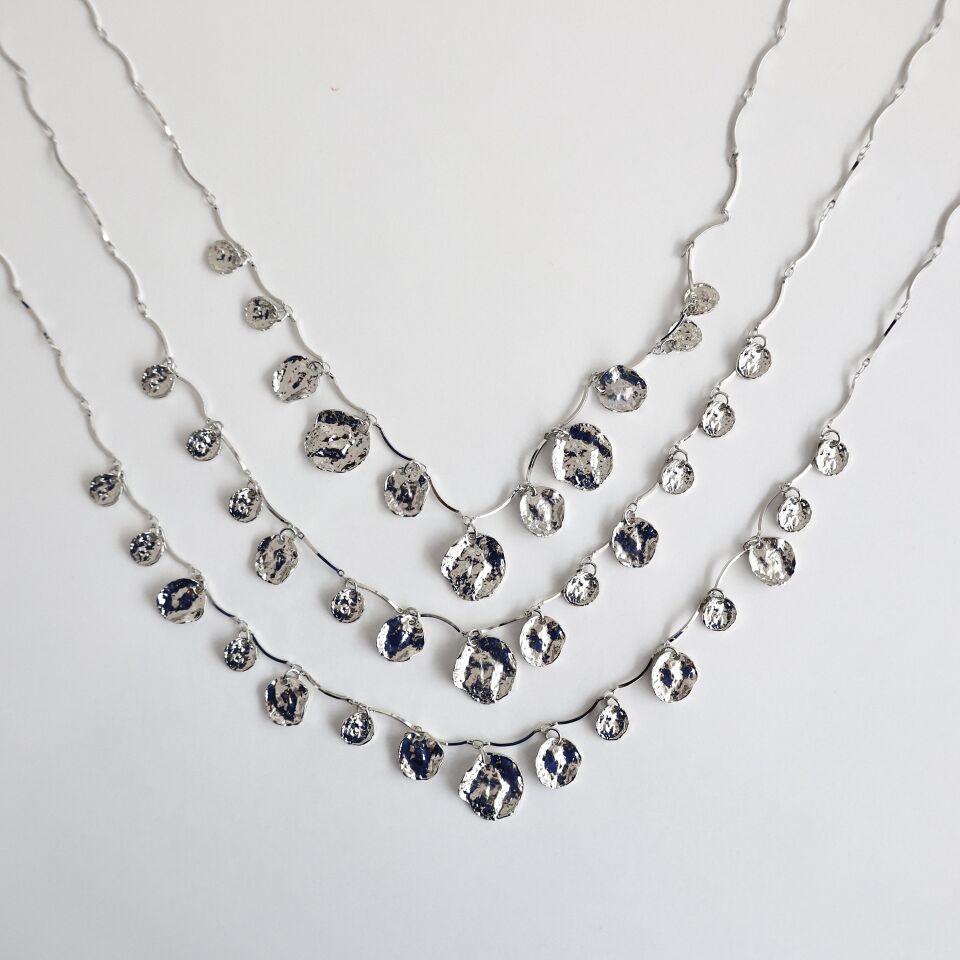 Zara Model Üçlü Pul Kolye