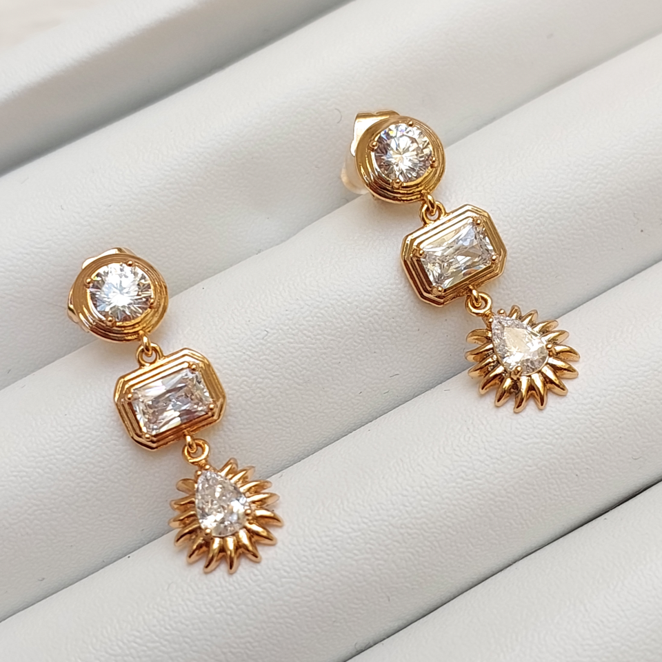 Xuping Zirkon Taş Küpe