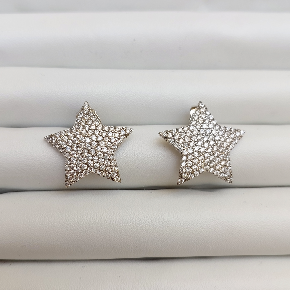 Xuping Zirkon Yıldız Küpe