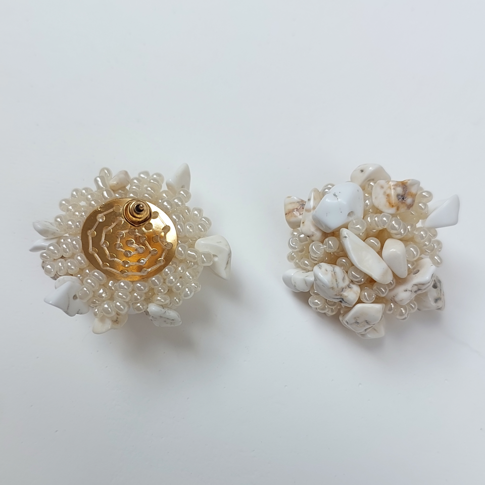 Havlit Taşı Miyuki Küpe