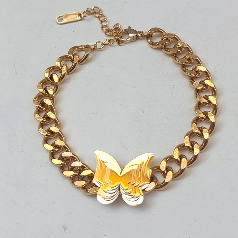 Çelik Kelebek Bileklik