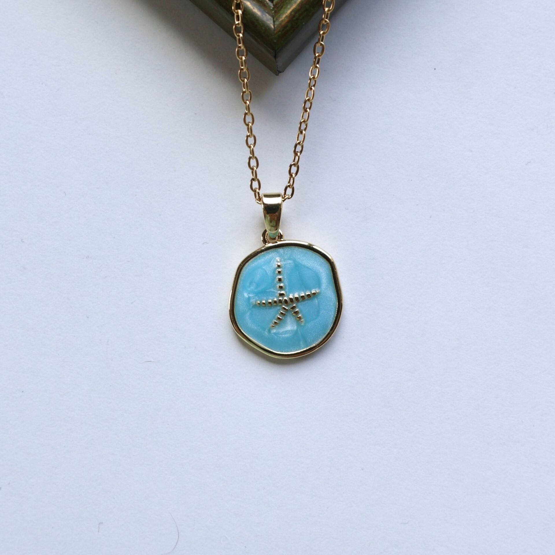 Çelik Deniz Yıldızı Kolye