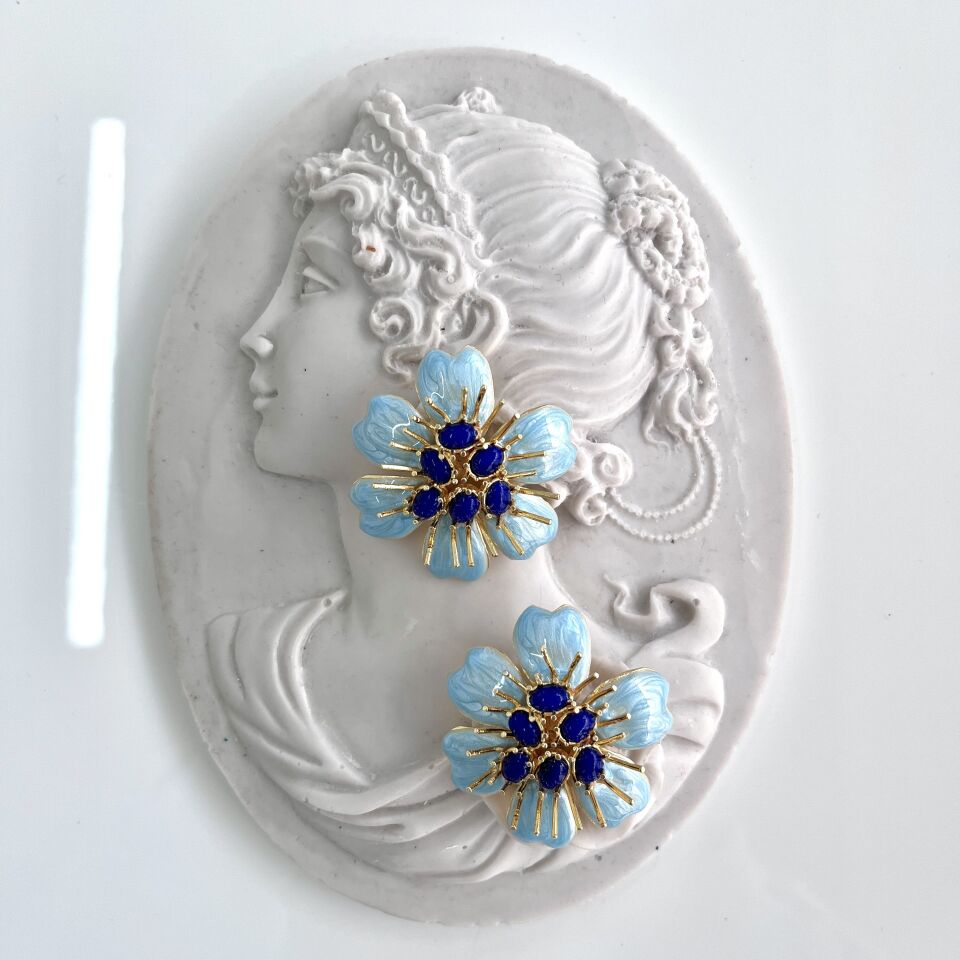 Özel Tasarım Çiçek Küpe