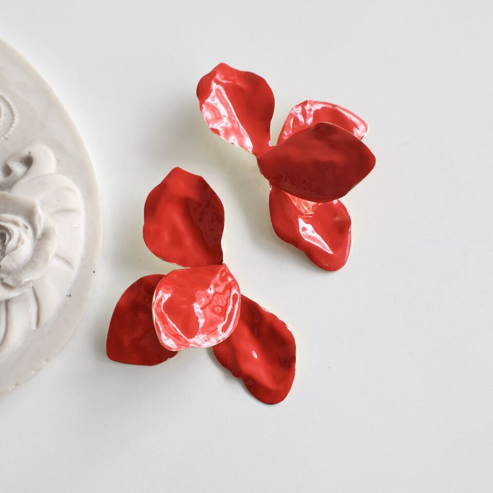 Zara Model Yaprak Küpe