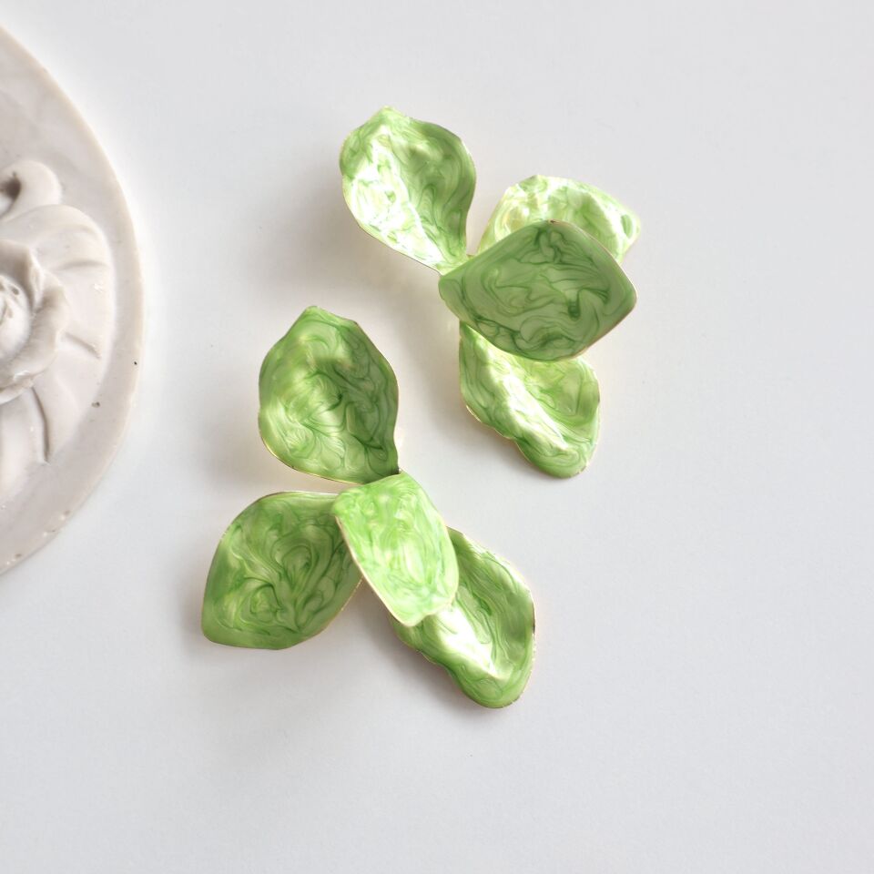 Zara Model Yaprak Küpe