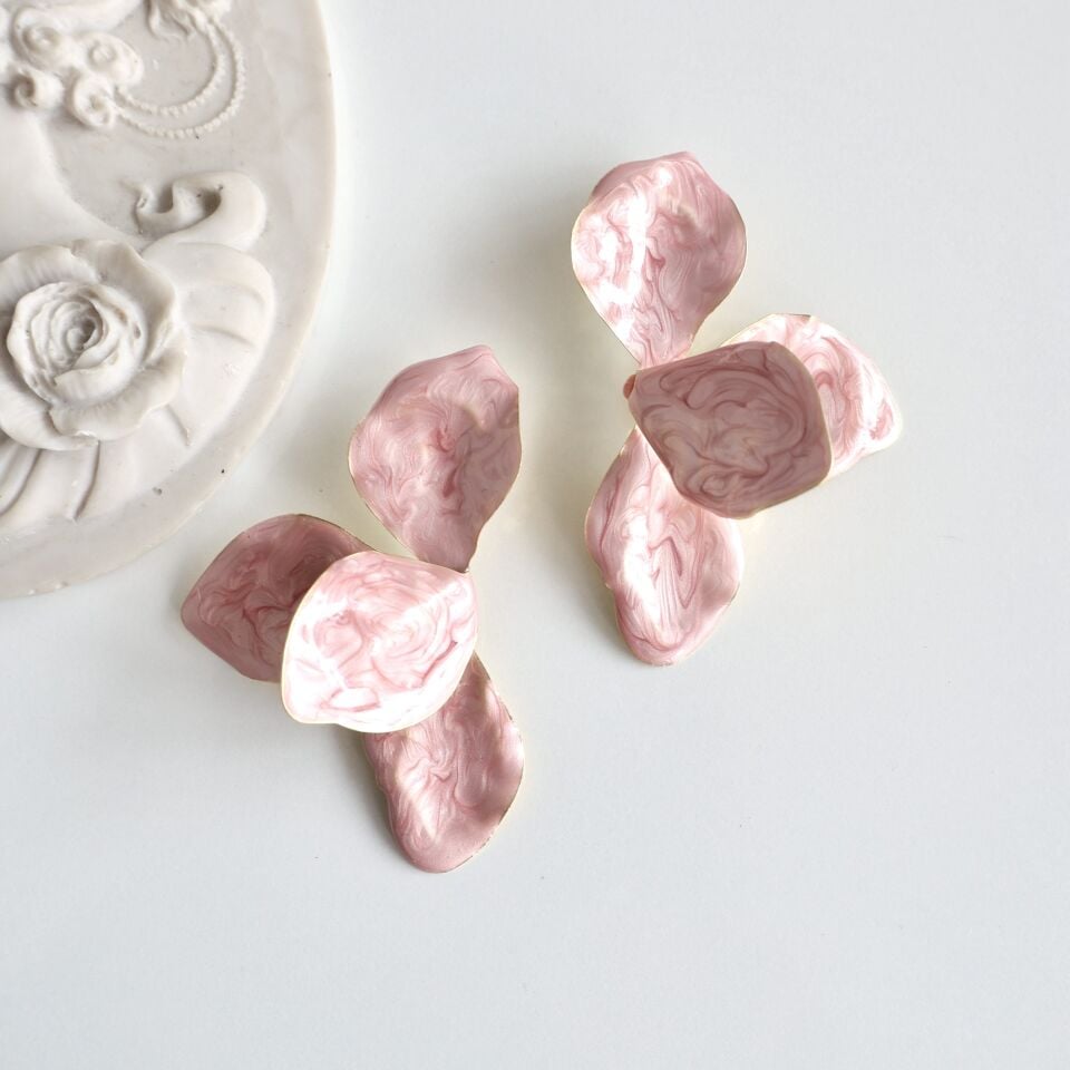 Zara Model Yaprak Küpe