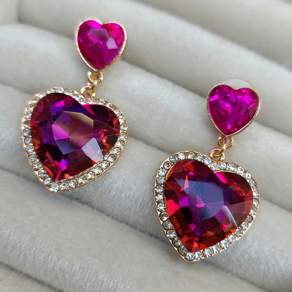 Zirkon Taş Kristal Küpe