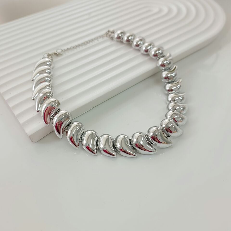 Vip Botega Choker Kolye (silver)